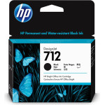 HP ������ Inkjet No.712 Black - (3ED71A)