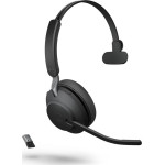 Jabra Evolve2 65 Voip Headset Link380a Ms Mono Black - (26599-899-999)