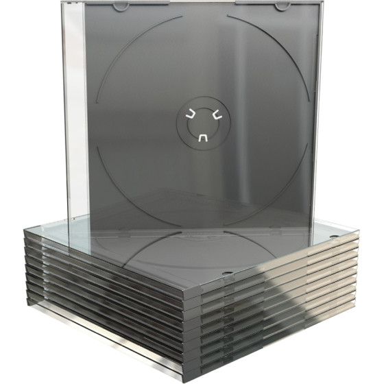 MediaRange Cd Slimcase For 1 Disc 5.2mm Black Tray - (BOX21)