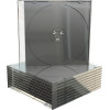 MediaRange Cd Slimcase For 1 Disc 5.2mm Machine Packing Grade Black Tray - (BOX21-M)