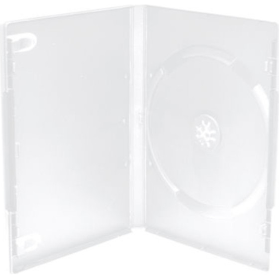 MediaRange Dvd Case For 1 Disc 14mm Frosted/Transparent - (BOX25-M)