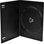 MediaRange Dvd Slimcase For 1 Disc 7mm Machine Packing Black - (BOX13-M)
