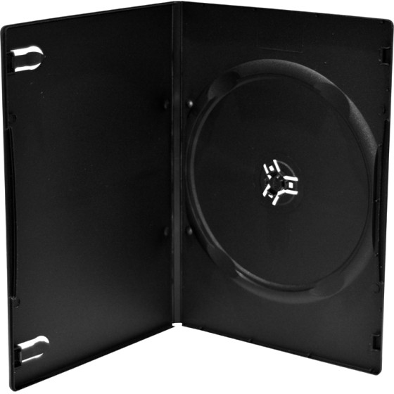 MediaRange Dvd Slimcase For 1 Disc 7mm Machine Packing Black - (BOX13-M)