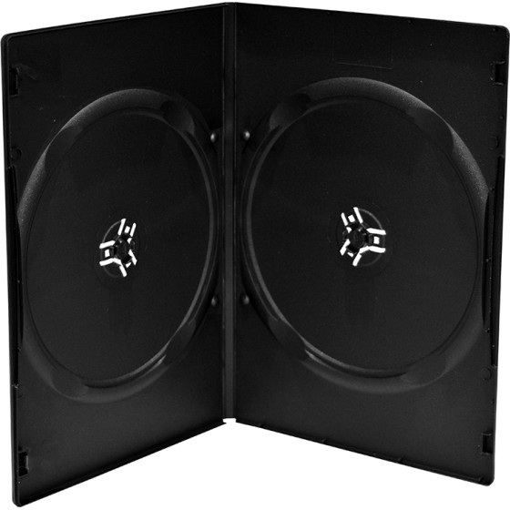 MediaRange Dvd Slimcase For 2 Discs 7mm Black - (BOX14-7-100)
