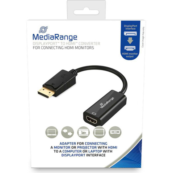 MediaRange ������� Converter Displayport To Hdmi Gold-Plated - (MRCS175)