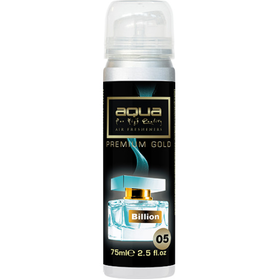 Aqua ��������� ����������� �� ����� (SPRAY) �� ����� Billion Premium Gold Series 75ml - 1 TEM. - (10-782)