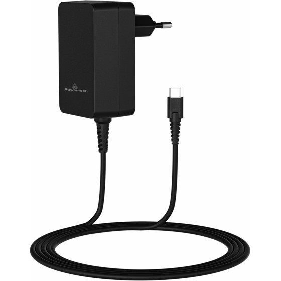 Powertech ����������� Laptop USB-C PD, universal, 45W, ����� - (PT-1155)
