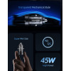 Usams ��������� ����������� US-CC175, Usb & USB-C, 45W, Qc & PD, ��� - (CC175CC02)