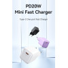 Usams ��������� ������ US-CC183, USB-C ���� ������, 20W PD, ��� - (CC183TC03)