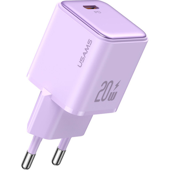 Usams ��������� ������ US-CC183, USB-C ���� ������, 20W PD, ��� - (CC183TC03)