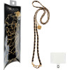 Volte-Tel Neck Strap - ������� ������ ��� ����� Black LEATHER-Gold Metal VT420 120cm