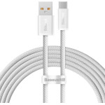 Baseus Dynamic Braided USB 2.0 Cable USB-C male - USB-A male 100W White 2m - (CALD000702)