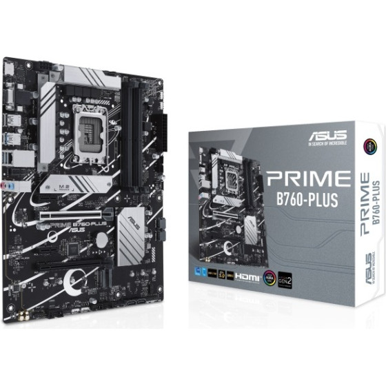 ASUS MOTHERBOARD PRIME B760-PLUS ,DDR5 ,1700 ATX - (90MB1EF0-M1EAY0)