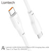 Lamtech Charge And Data Cable TYPE-C To TYPE-C 60W 1M White - (LAM113126)