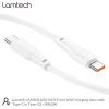 Lamtech Charge And Data Cable TYPE-C To TYPE-C 60W 2M White - (LAM113133)