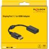 DeLock ���������� Displayport �� Hdmi 1080p/60Hz, Passive, ������ - (61011)