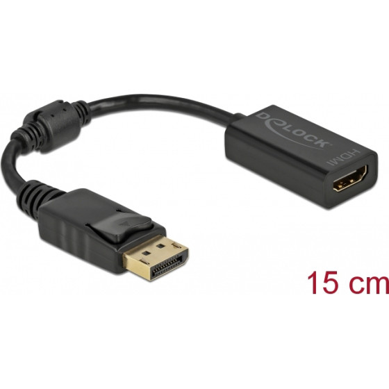 DeLock ���������� Displayport �� Hdmi 1080p/60Hz, Passive, ������ - (61011)
