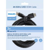 Philips ������� Hdmi 2.0 SWV5531, 4K/60Hz, 18Gbps, CCS, 3m, ����� - (SWV5531-00)
