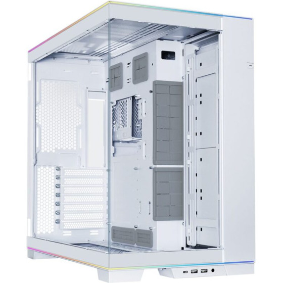Lian Li O11D Evo Rgb White - White EATX(Under 280mm)/Atx Columnless Tower Pc Case - (G99.O11DERGBW.00)