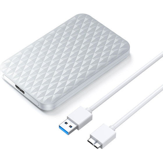 Orico ��������� ���� ��� 2.5'' HDD/Ssd 2520U3-V1 ��� 4TB, 5Gbps, ����� - (2520U3-V1-WH-EP)