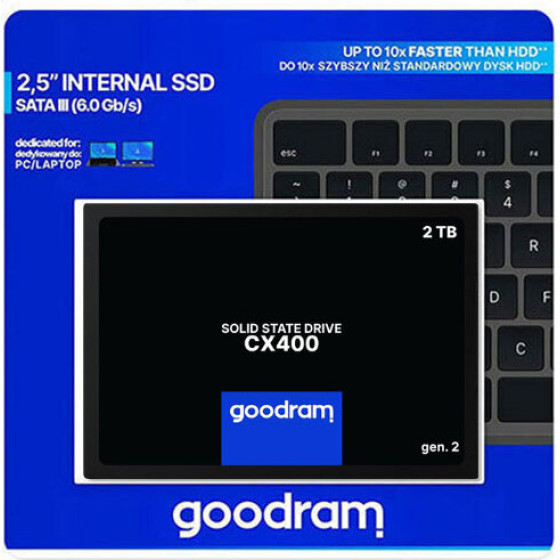 GoodRAM Ssd CX400 2TB Sata Iii 2,5' - (SSDPR-CX400-02T)