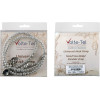Volte-Tel Neck Strap - ������� ������ ��� ����� White Pearls With Silver Chain VT427 130cm