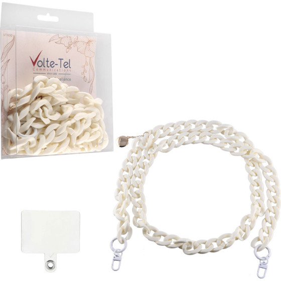 Volte-Tel Neck Strap - ������� ������ ��� ����� White VT430 120cm