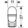Lampa �10 ����� ���� ��� W2.1x9.5d ����� - (58140)