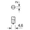 Lampa �5 24/28V W2x4,6d HYPER-LED3 ����� 2���. - (98235)