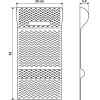 Lampa ����� (����) ������ ����������� 52 � 25 Cm - 1 ���. - (62101)