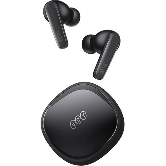QCY T13X Tws Black - 30 Hour Battery - True Wireless in-Ear Earbuds - Quick Charge 380mAh - (6957141408483)