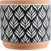 GloboStar Artificial Garden Agra ������������ �������� ����� ������� - Flower Pot ����� �� ����� ��� ���� �14.5 x �13cm - (20522)