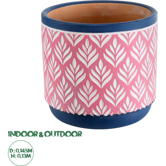 GloboStar Artificial Garden Bombay ������������ �������� ����� ������� - Flower Pot ��� �� ����� ��� ���� �14.5 x �13cm - (20521)
