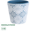 GloboStar Artificial Garden Casablanca ������������ �������� ����� ������� - Flower Pot ����� �� ���� �14 x �13cm - (20517)