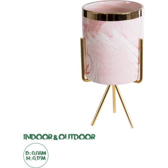 GloboStar Artificial Garden Colorado ������������ �������� ����� ������� - Flower Pot ��� �� ����� ��������� ���� ��� ������ ������������ �8 x �17cm - (20566)