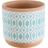 GloboStar Artificial Garden Delhi ������������ �������� ����� ������� - Flower Pot ������� �� ����� ��� ���� �14.5 x �13cm - (20523)