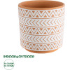 GloboStar Artificial Garden India ������������ �������� ����� ������� - Flower Pot ����� �� ��������� �14.5 x �13.5cm - (20497)