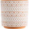 GloboStar Artificial Garden India ������������ �������� ����� ������� - Flower Pot ����� �� ��������� �14.5 x �13.5cm - (20497)