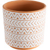 GloboStar Artificial Garden India ������������ �������� ����� ������� - Flower Pot ����� �� ��������� �17.5 x �16.5cm - (20498)