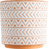 GloboStar Artificial Garden India ������������ �������� ����� ������� - Flower Pot ����� �� ��������� �17.5 x �16.5cm - (20498)