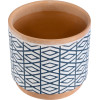 GloboStar Artificial Garden Kolkata ������������ �������� ����� ������� - Flower Pot ����� �� ���� ��� ���� �14.5 x �13cm - (20525)