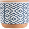 GloboStar Artificial Garden Kolkata ������������ �������� ����� ������� - Flower Pot ����� �� ���� ��� ���� �14.5 x �13cm - (20525)