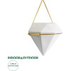 GloboStar Artificial Garden Louvre ������������ �������� ����� ������� - Flower Pot ����� �� ����� �20 x �10.5 x �30cm - (20534)