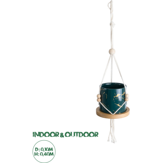 GloboStar Artificial Garden Tallinn �������� ������������ �������� ����� ������� - Flower Pot ������� �� ������ ������������ ��� ���� ������ ���� �10 x �40cm - (20546)