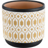 GloboStar Artificial Garden Varanasi ������������ �������� ����� ������� - Flower Pot ����� �� ����� ��� ����� �14.5 x �13cm - (20524)