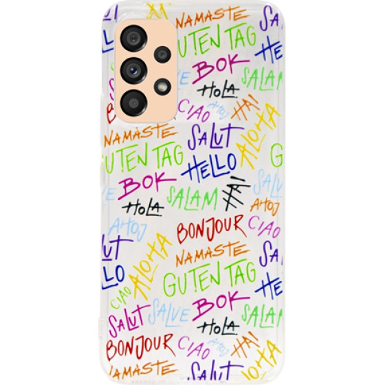 Vivid Case Slim Tpu Samsung Galaxy A53 5G Letters - (VISLIM215-1)