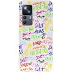 Vivid Case Slim Tpu Xiaomi 12 Pro Letters - (VISLIM226-1)