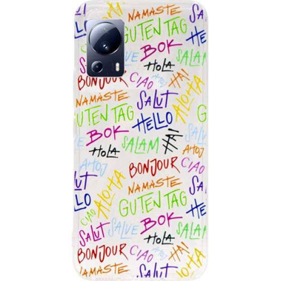 Vivid Case Slim Tpu Xiaomi 13 Lite Letters - (VISLIM295-1)