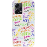 Vivid Case Slim Tpu Xiaomi Redmi Note 12 5G Letters - (VISLIM285-1)