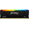 Kingston Memory Fury Beast Rgb Black XMP, 3600MT/s, 8GB - (KF436C17BB2A/8)